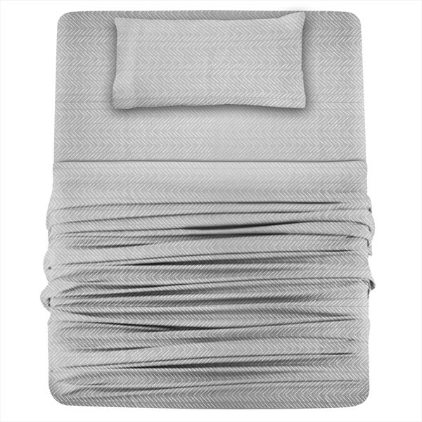 Beauty Threadz - 4 Piece Jersey Sheet Set – Twin