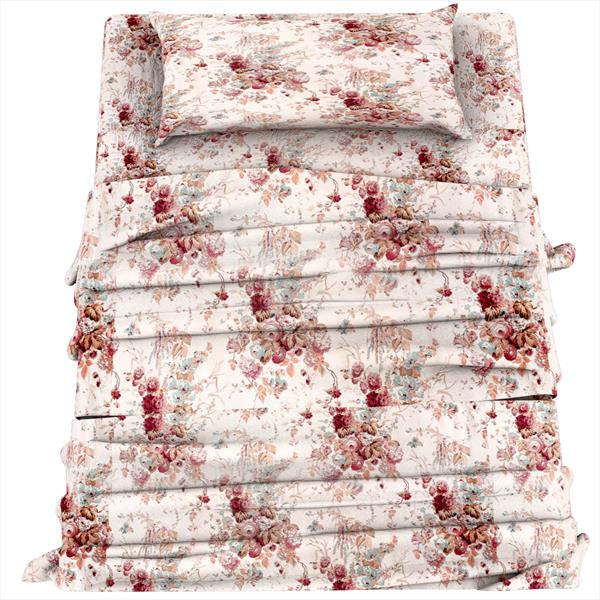 Beauty Threadz - Microfiber 4 Piece Bed Sheet Set - Twin