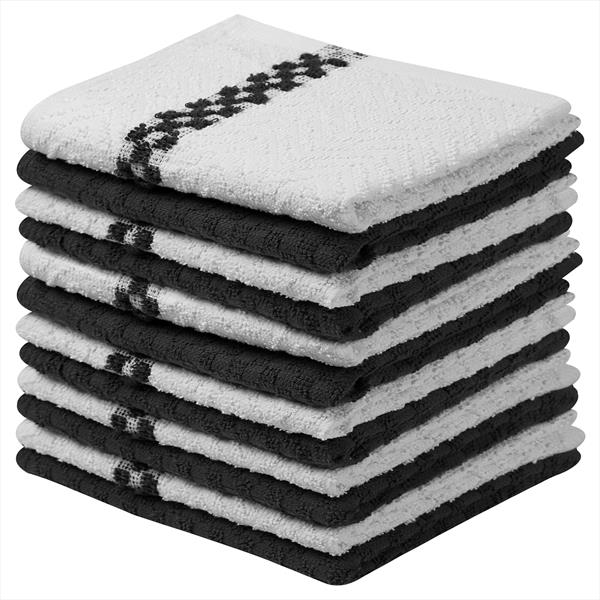 Beauty Threadz Checkered Kitchen Towels,15 x 25 Inches Pack of 12